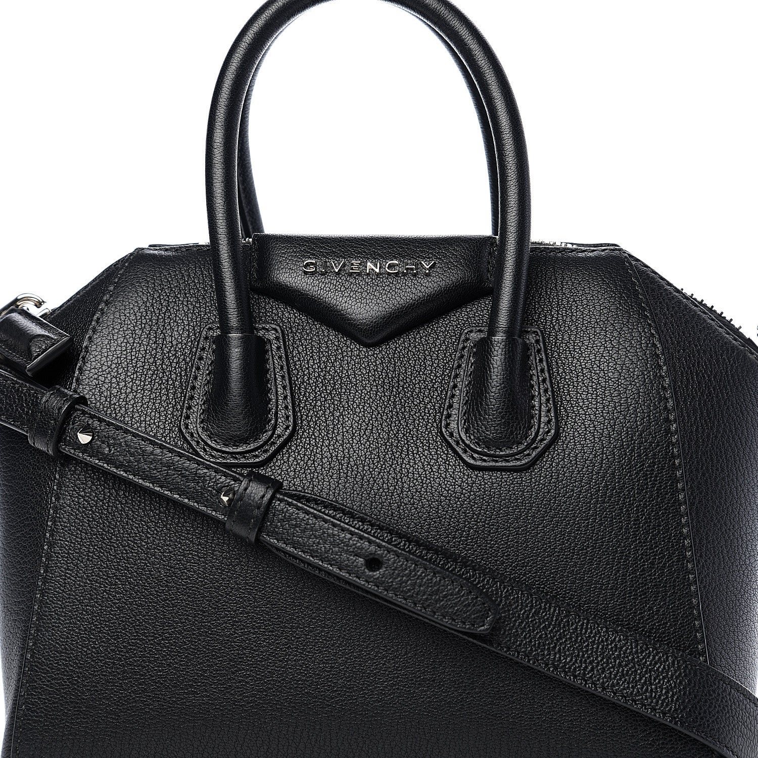 Givenchy Sugar Goatskin Mini Antigona Black 7 of 9