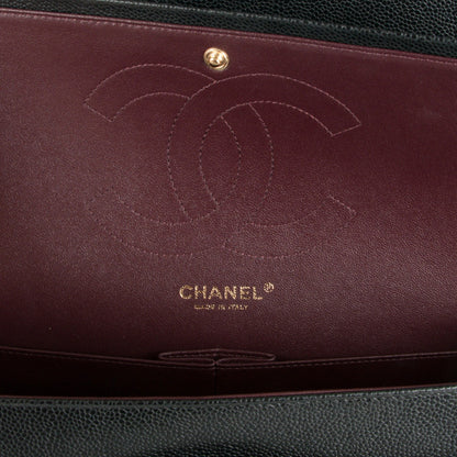Chanel Caviar Quilted Jumbo Double Flap Black 8 of 9