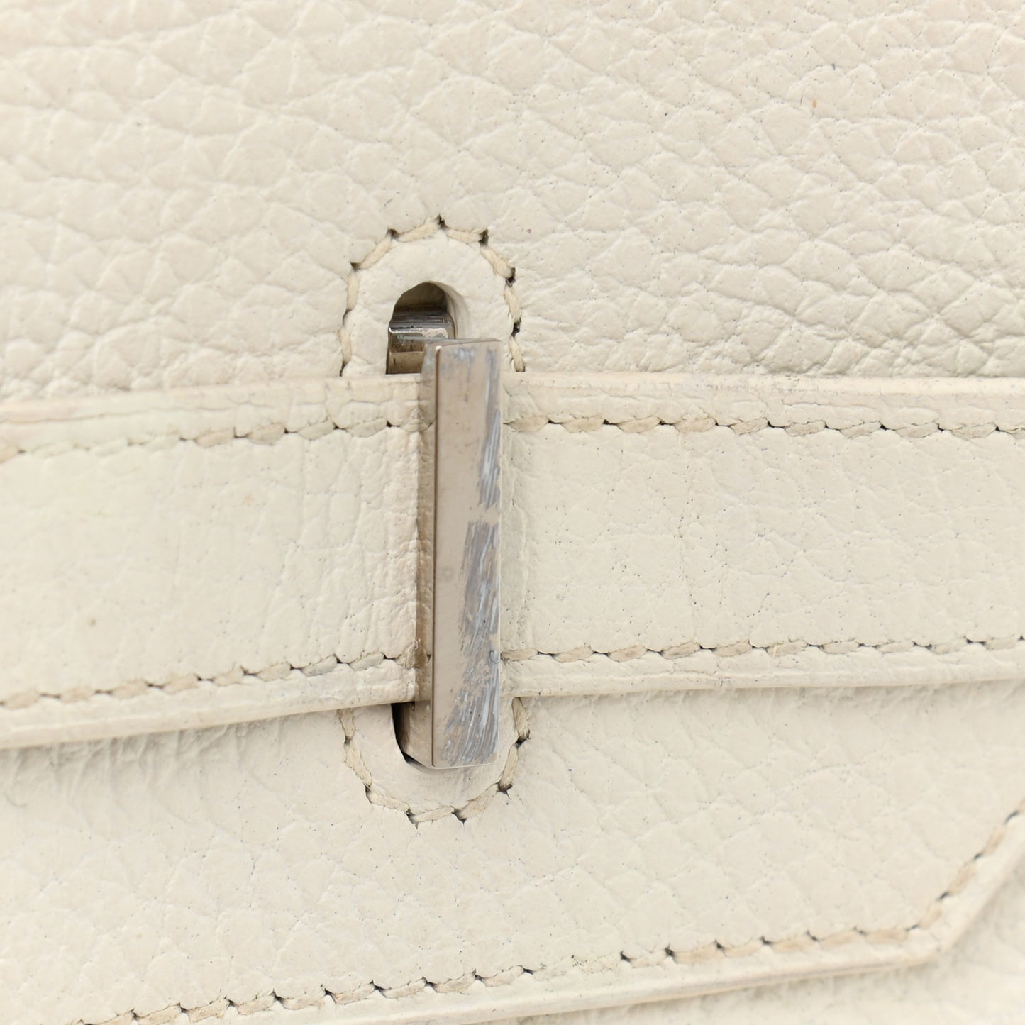 Taurillon Clemence Birkin 35 White