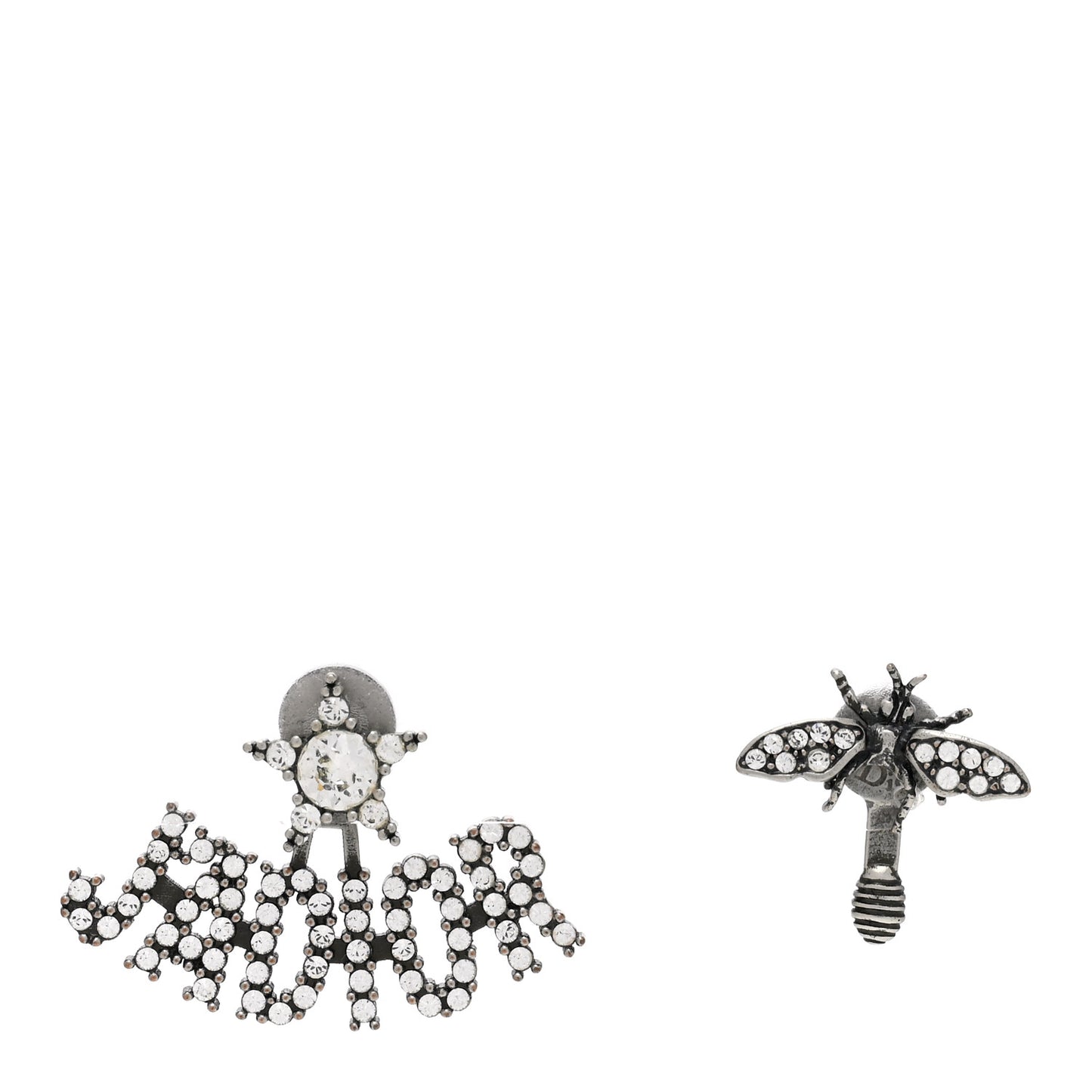 Palladium Crystal J'adior Earrings