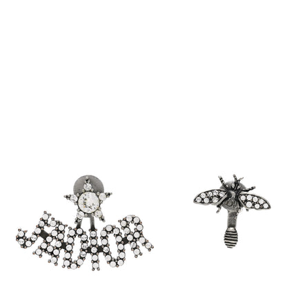 Christian Dior Palladium Crystal J'adior Earrings 1 of 4