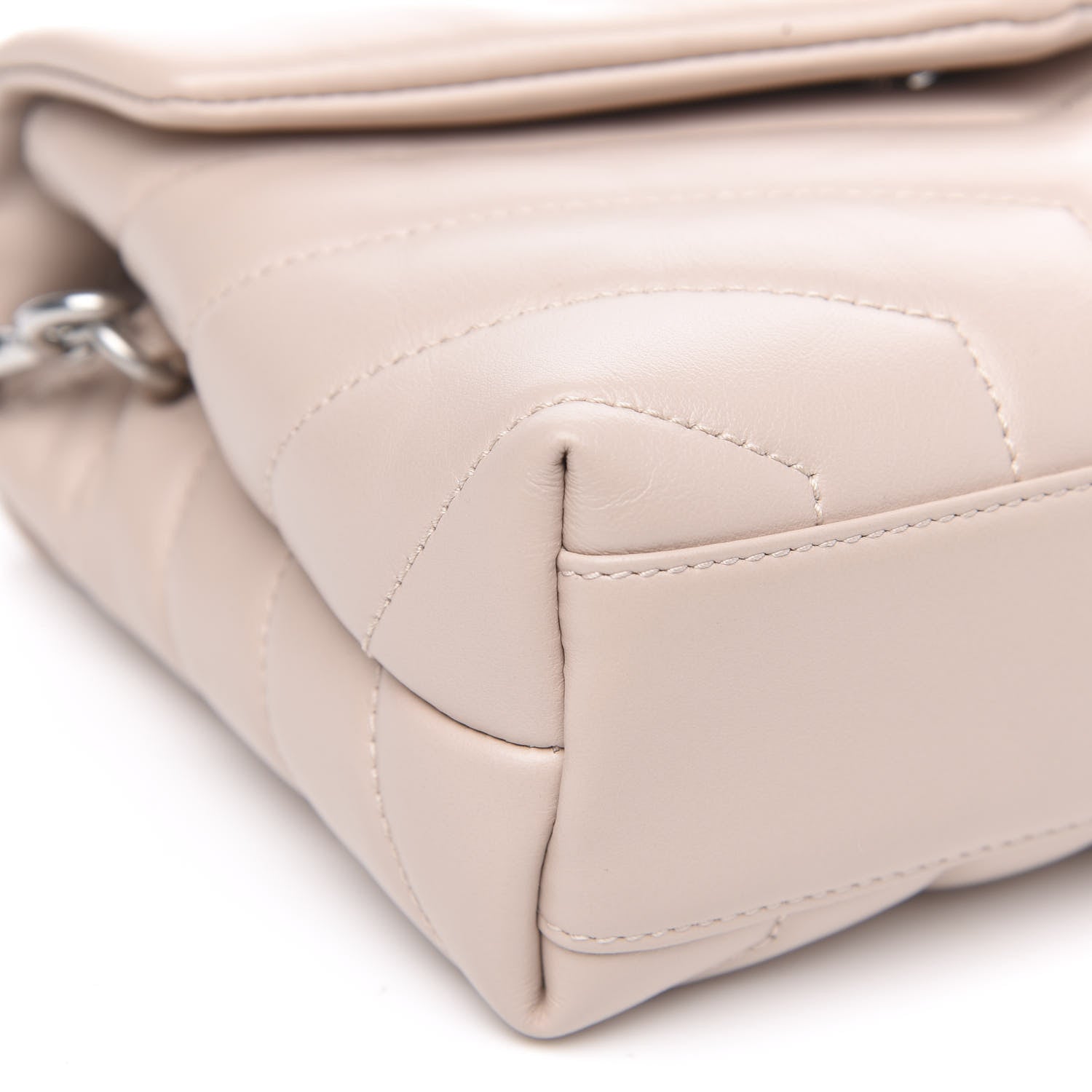 Saint Laurent Calfskin Y Quilted Monogram Toy Loulou Crossbody Bag Marble Pink 7 of 10