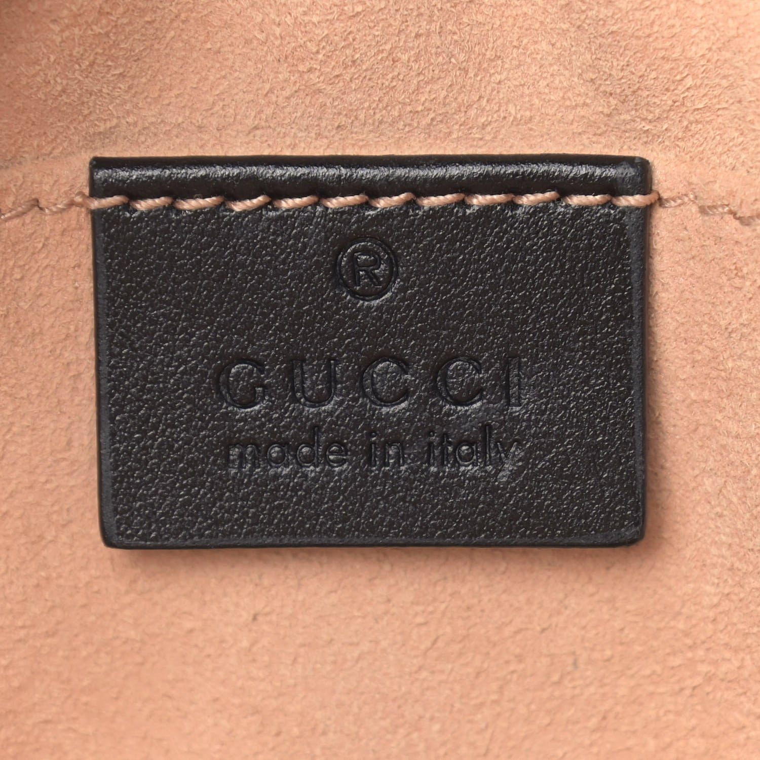 Gucci Calfskin Matelasse Small GG Marmont Chain Shoulder Bag Black 6 of 9