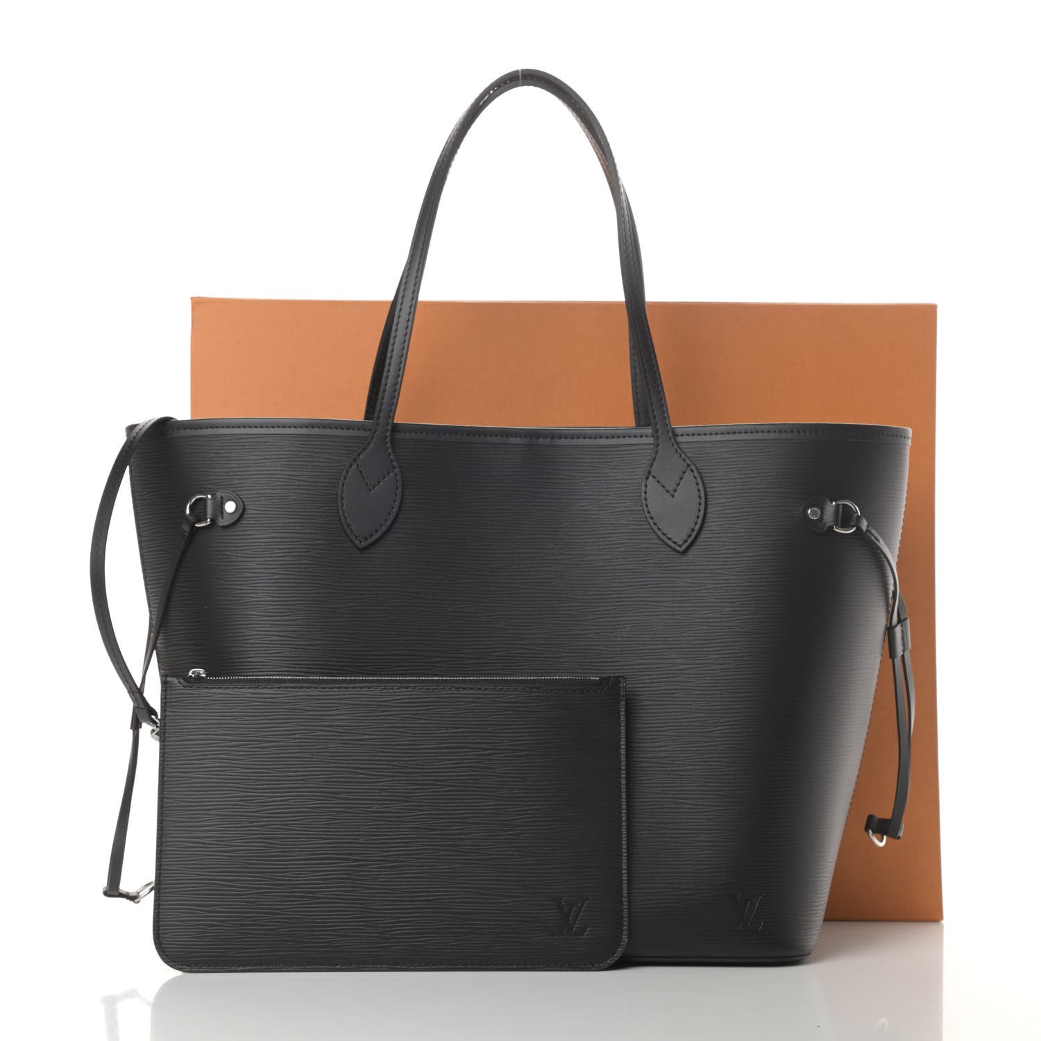 Louis Vuitton Epi Neverfull MM Black 11 of 11