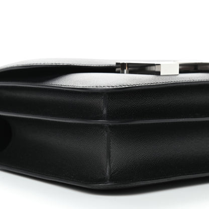 Hermes Grained Monsieur Lizard Constance 24 Black Ombre 8 of 9