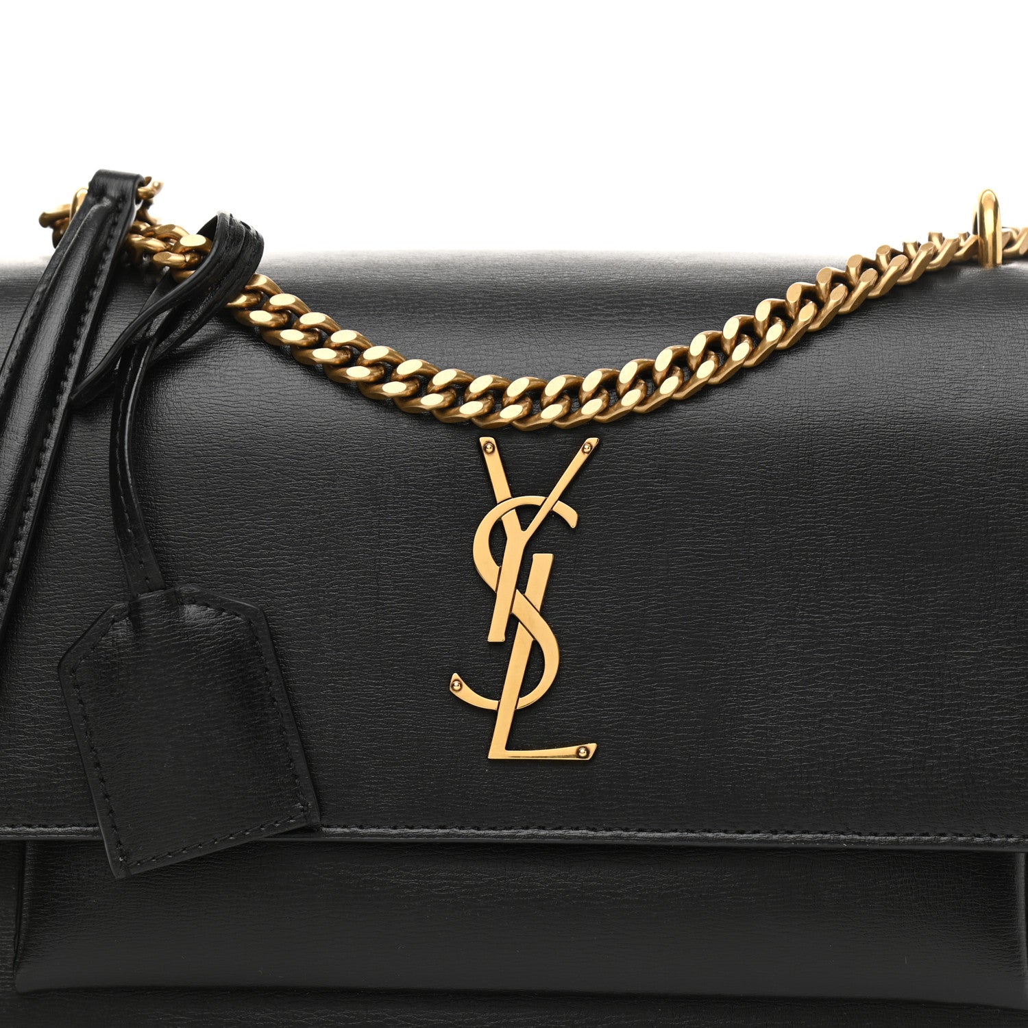 Saint Laurent Calfskin Medium Monogram Sunset Black 8 of 11