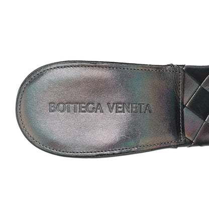 Bottega Veneta Laser Nappa Maxi Intrecciato Lido 90mm Mule Sandals 39 Oyster 7 of 10
