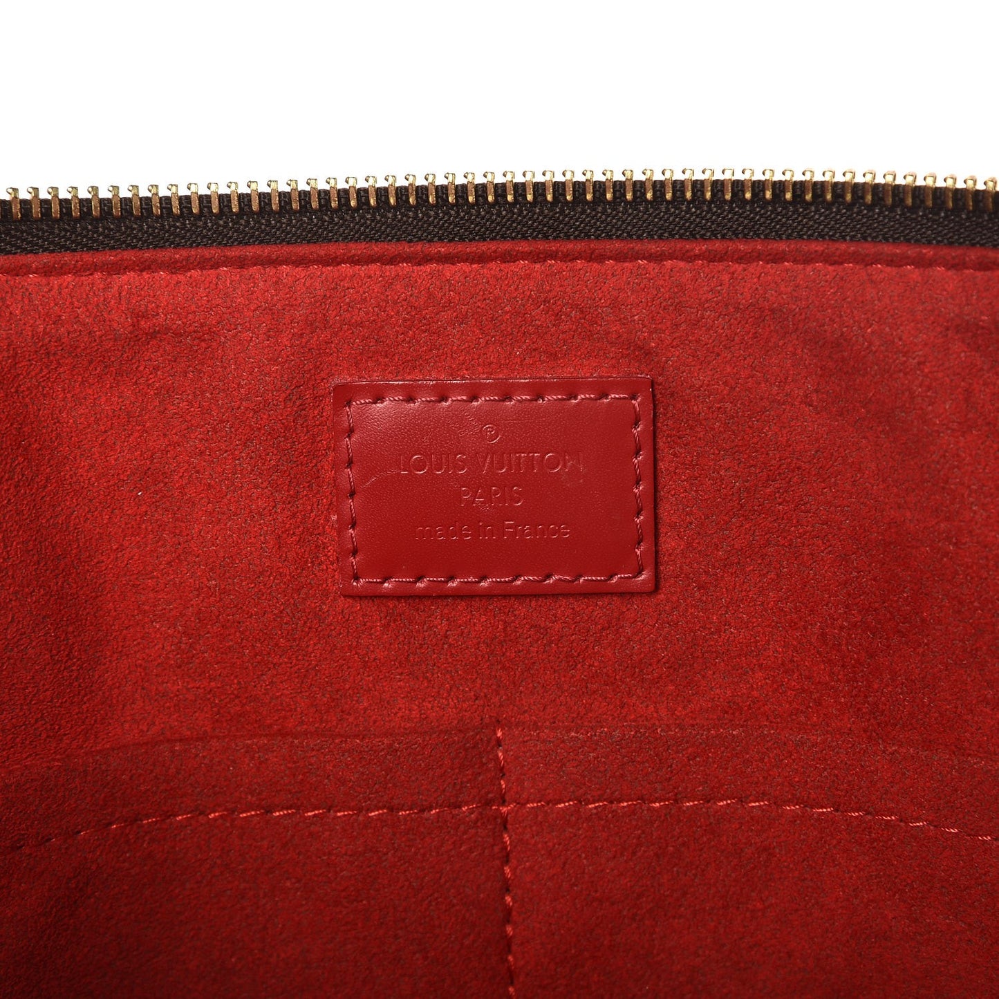 Damier Ebene Caissa Tote PM Cherry