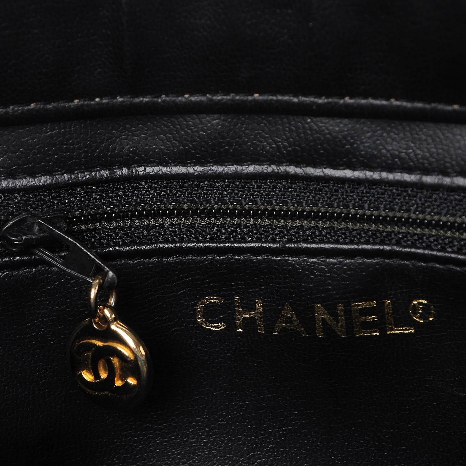 Chanel Patent Quilted Shoulder Bag Black 7 of 13