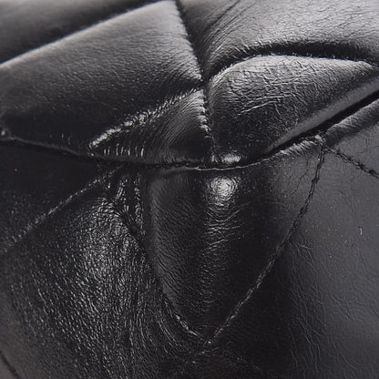 Chanel Lambskin Quilted Jumbo Single Flap Black 8 of 12