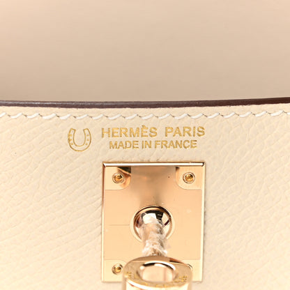 Hermes Epsom Horseshoe Mini Kelly Sellier 20 Craie Anemone 6 of 11