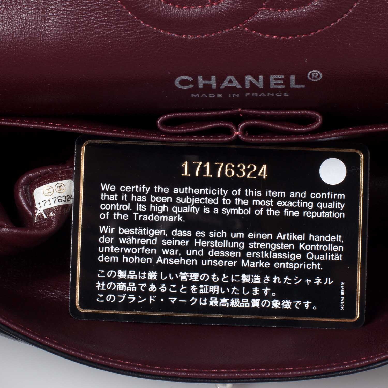 Chanel Lambskin Quilted New Mini Flap Black 7 of 9