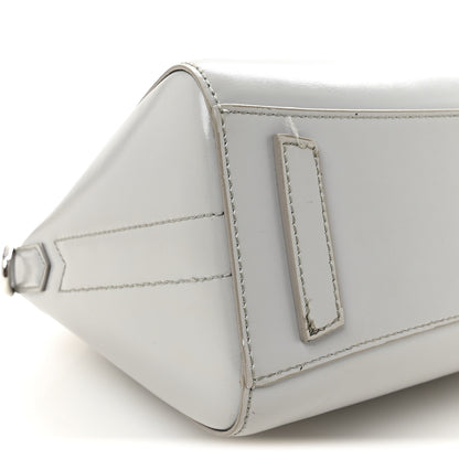Givenchy Box Calfskin Mini Lock Antigona Shoulder Bag Medium Grey 8 of 9