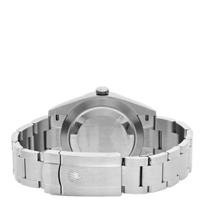 Rolex Stainless Steel 41mm Oyster Perpetual Watch Bright Blue 124300 3 of 5