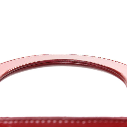 Christian Dior Patent Cannage Medium Lady Dior Red 10 of 11