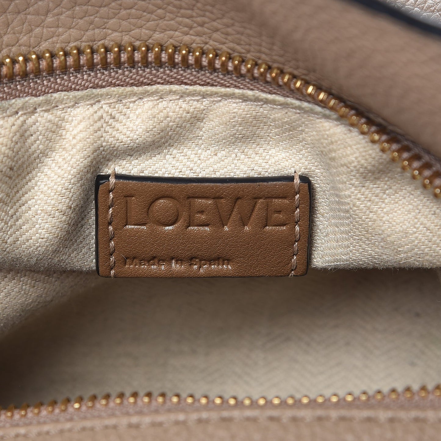 Calfskin Small Puzzle Bag Sand Mink