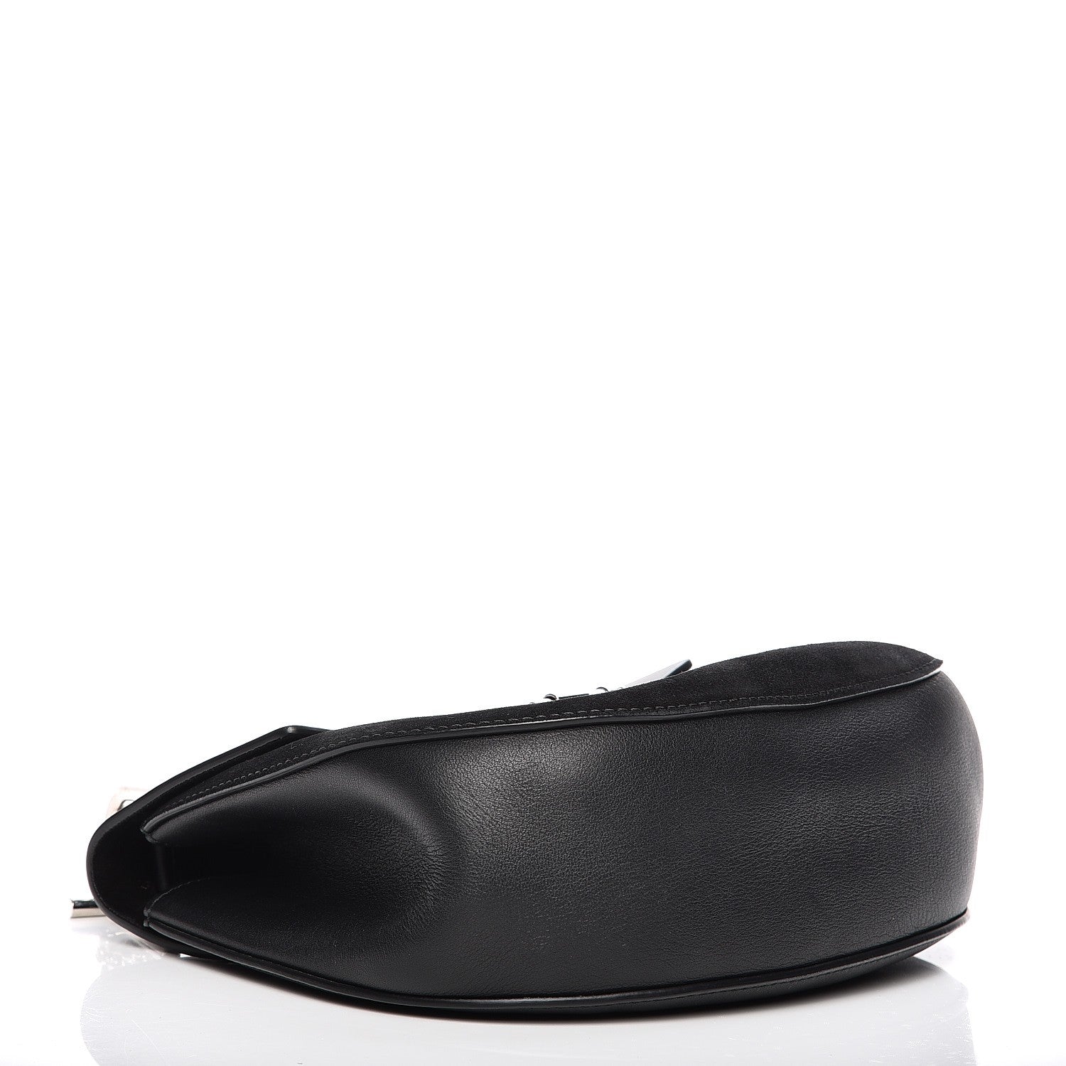 Chloe Suede Smooth Calfskin Drew Shoulder Bag Black 4 of 9