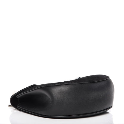 Chloe Suede Smooth Calfskin Drew Shoulder Bag Black 4 of 9