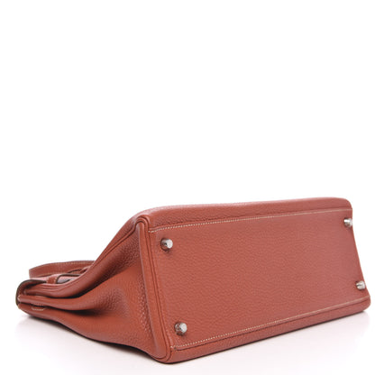 Hermes Taurillon Clemence Retourne Kelly 35 Sanguine 4 of 9