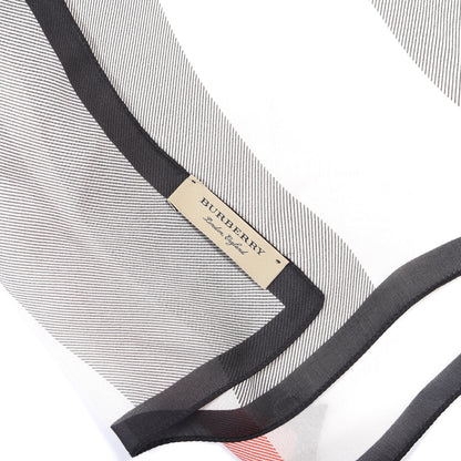 Burberry Silk Giant Heritage Scarf Stone 3 of 4