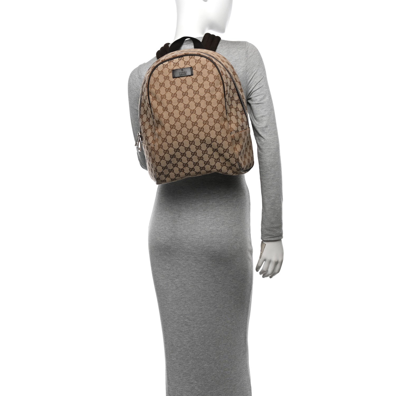 Gucci Monogram Travel Backpack Dark Brown 2 of 11