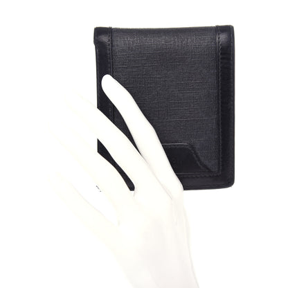 Gucci GG Supreme Monogram Bi-Fold Wallet Black Grey 2 of 8