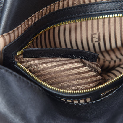 Fendi Calfskin Baguette Black 9 of 9
