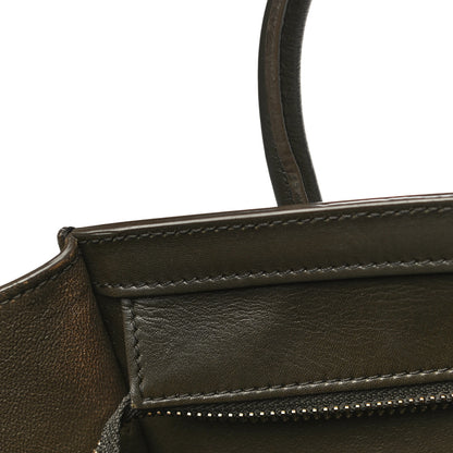 Celine Nubuck Smooth Calfskin Nano Tri-Color Luggage Chartreuse 14 of 20