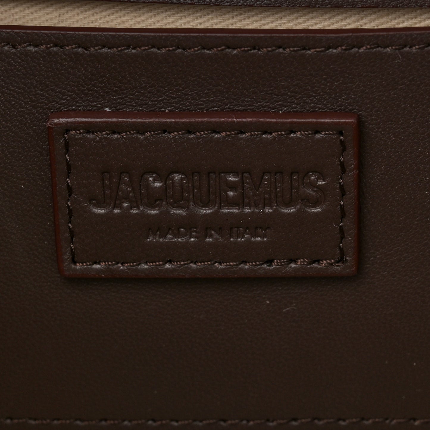 Padded Lambskin Le Bambimou Brown