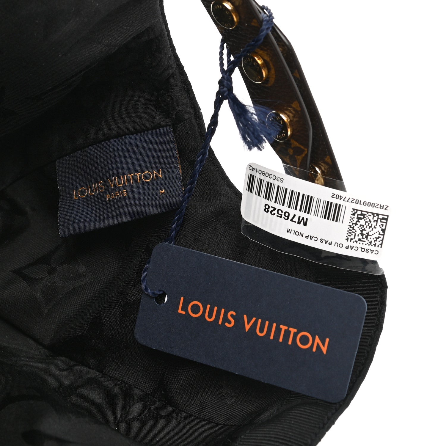 Louis Vuitton Polyester Silk Monogram LV Get Ready Cap M Black 8 of 9