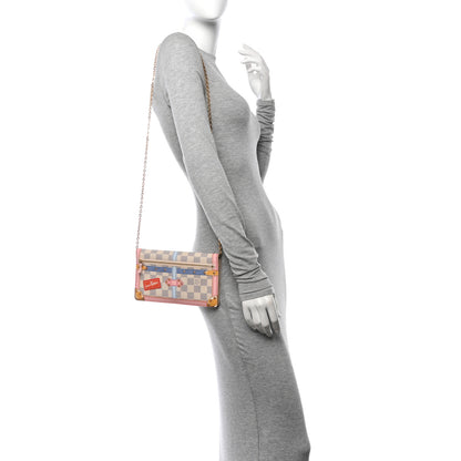 Louis Vuitton Damier Azur Summer Trunks Pochette Weekend 2 of 15