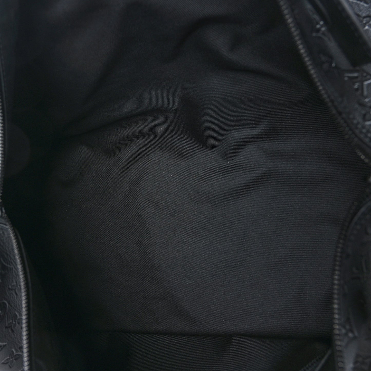Calfskin Shadow Monogram Keepall Bandouliere 50 Black