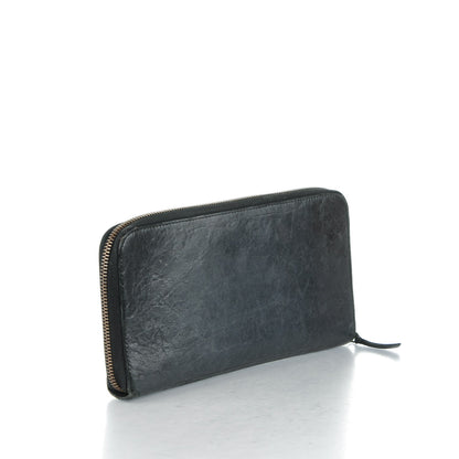 Balenciaga Chevre Classic Hardware Compagnon Wallet Black 3 of 7