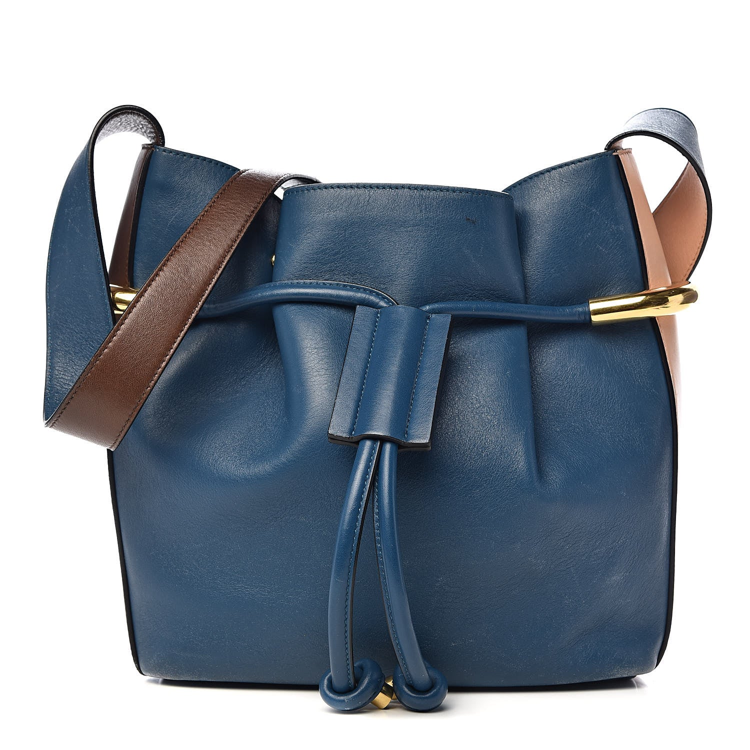 Chloe Calfskin Small Emma Bucket Blue 1 of 16
