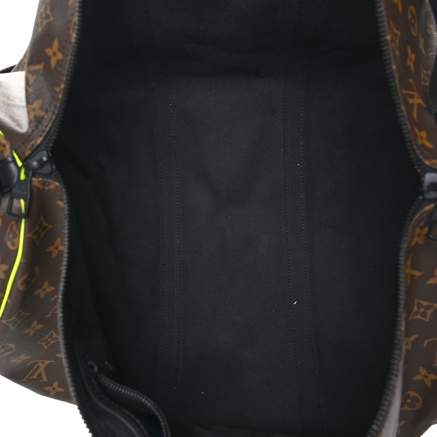 Monogram Macassar Keepall Bandouliere 50 Florescent Yellow