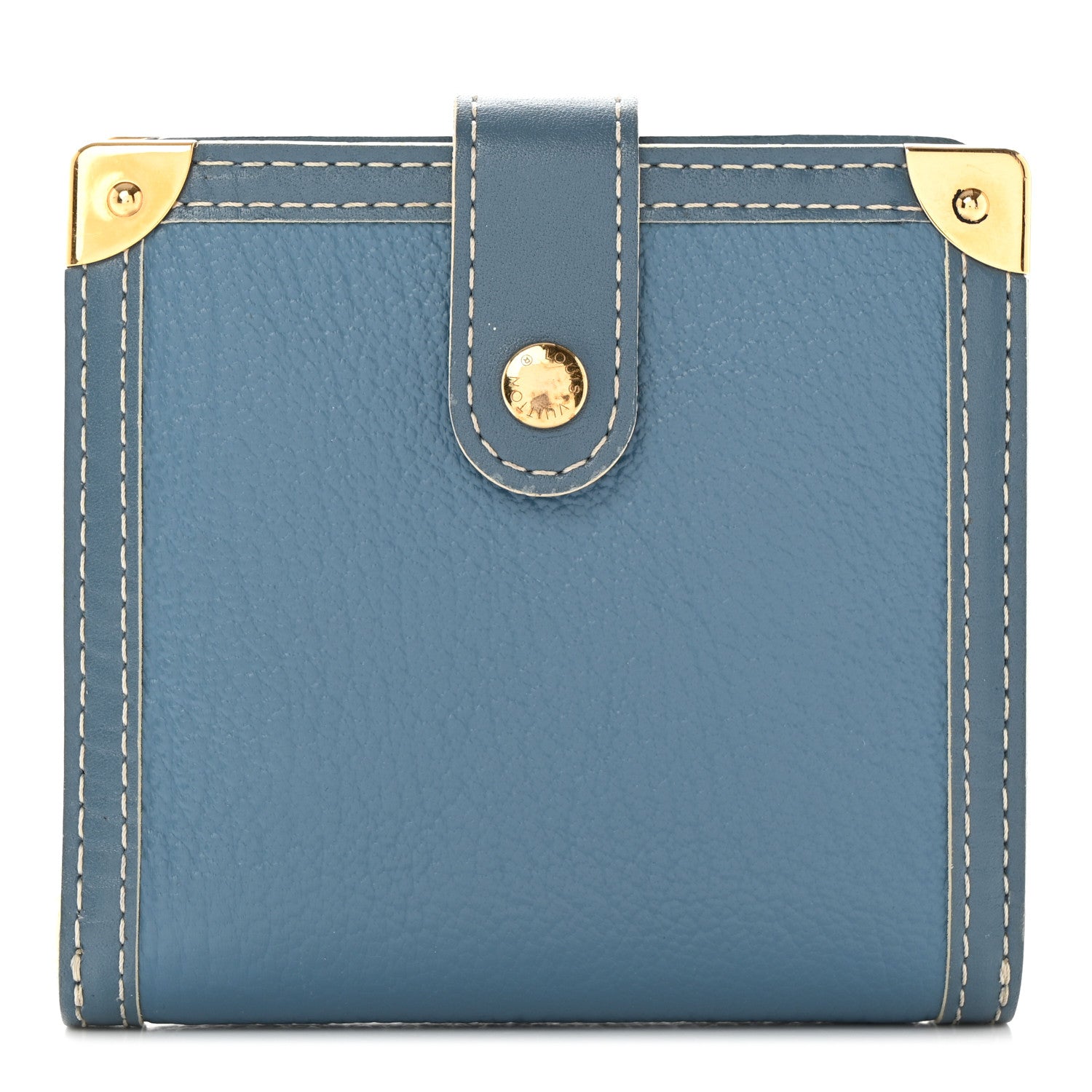 Louis Vuitton Suhali Compact Zipped Wallet Blue 1 of 11