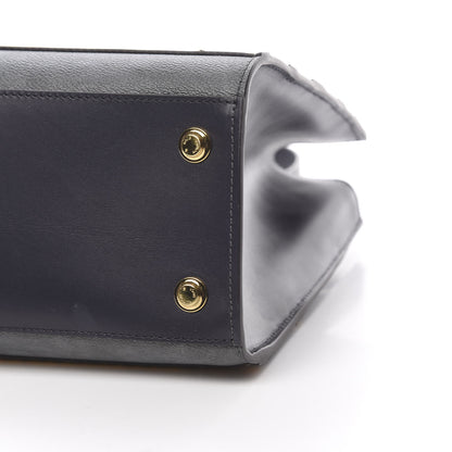 Louis Vuitton Calfskin Trunk City Steamer MM Black 11 of 13