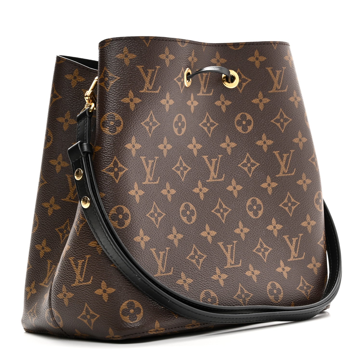 Louis Vuitton Monogram Neonoe MM Black 3 of 9