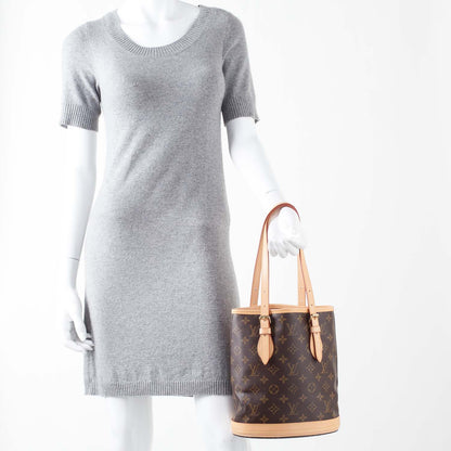 Louis Vuitton Monogram Petit Bucket 23 2 of 13