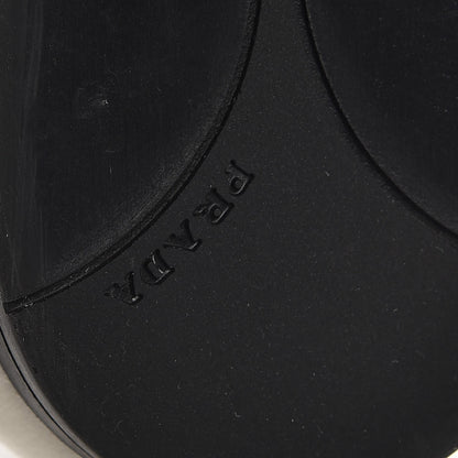 Prada Vernice Cap Toe Ballet Flats 35.5 White Black 8 of 10
