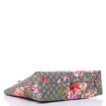 Gucci GG Supreme Monogram Blooms Medium Reversible Tote Beige Multicolor Dry Rose 7 of 16