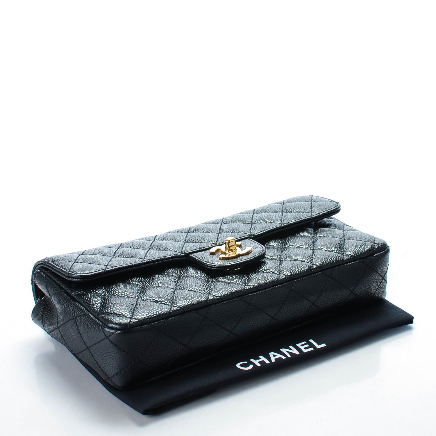Chanel Caviar East West Flap Black 4 of 8