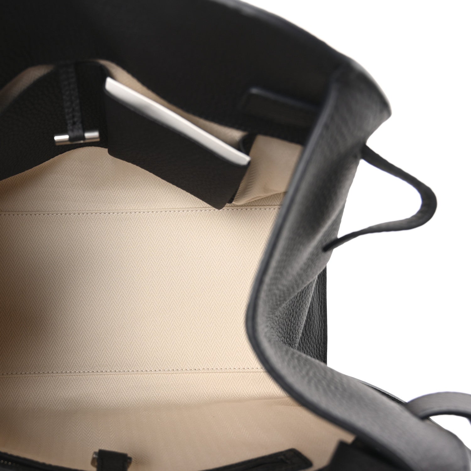 The Row Matte Grained Calfskin Soft Margaux 12 Black 5 of 9
