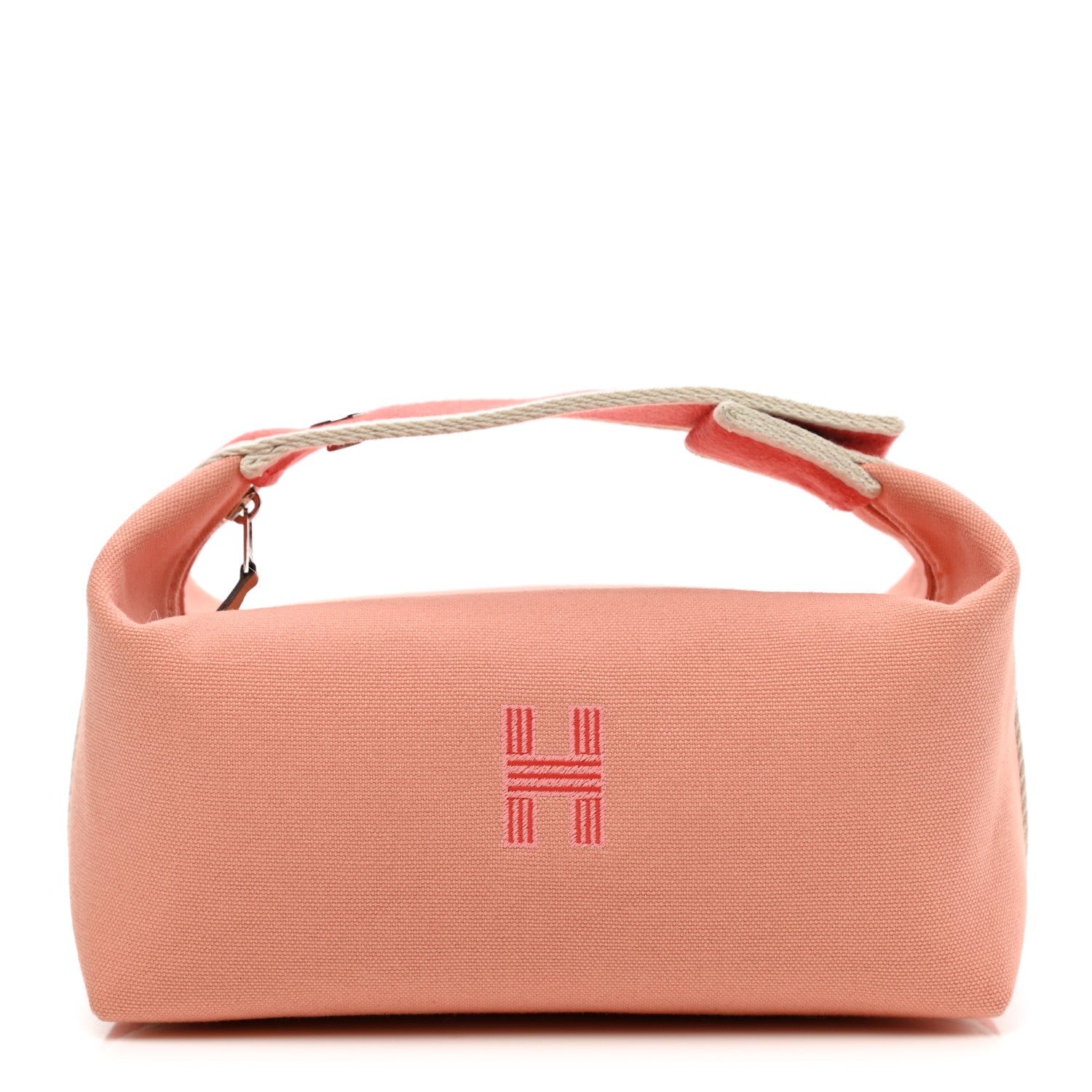 Hermes Canvas Small Bride-A-Brac Pouch Goyave 1 of 7