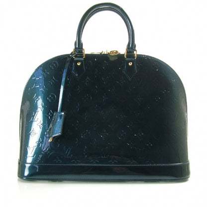 Louis Vuitton Vernis Alma MM Blue Nuit 1 of 12