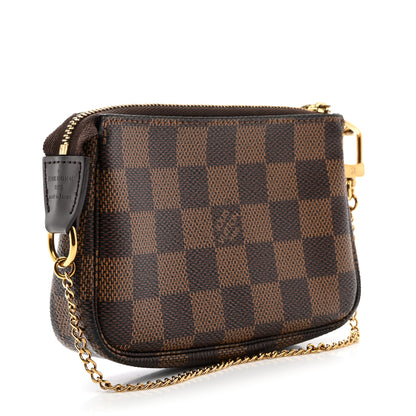 Louis Vuitton Damier Ebene Mini Pochette Accessories 3 of 8