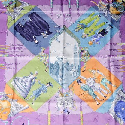Hermes Silk Fetes Venitiennes Scarf 90 1 of 6