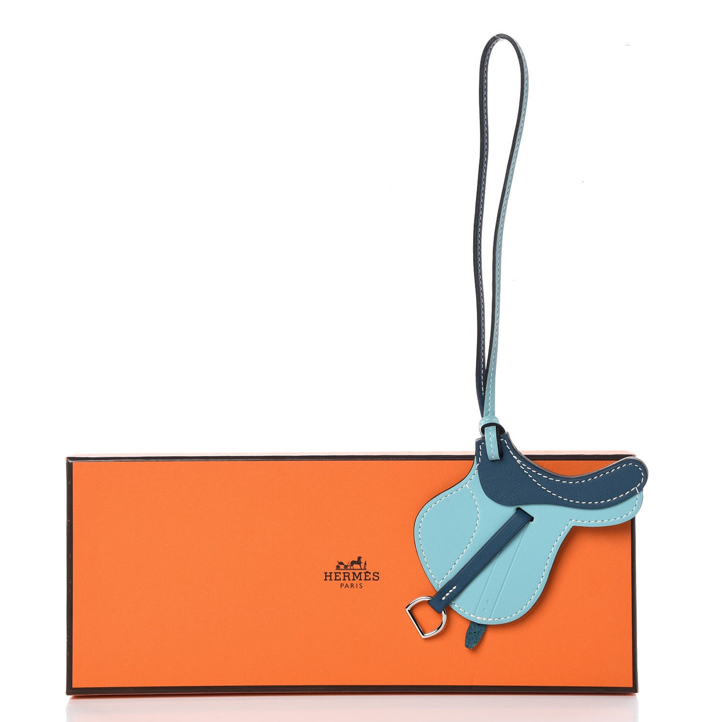 Swift Paddock Selle Horse Saddle Bag Charm Bleu Atoll