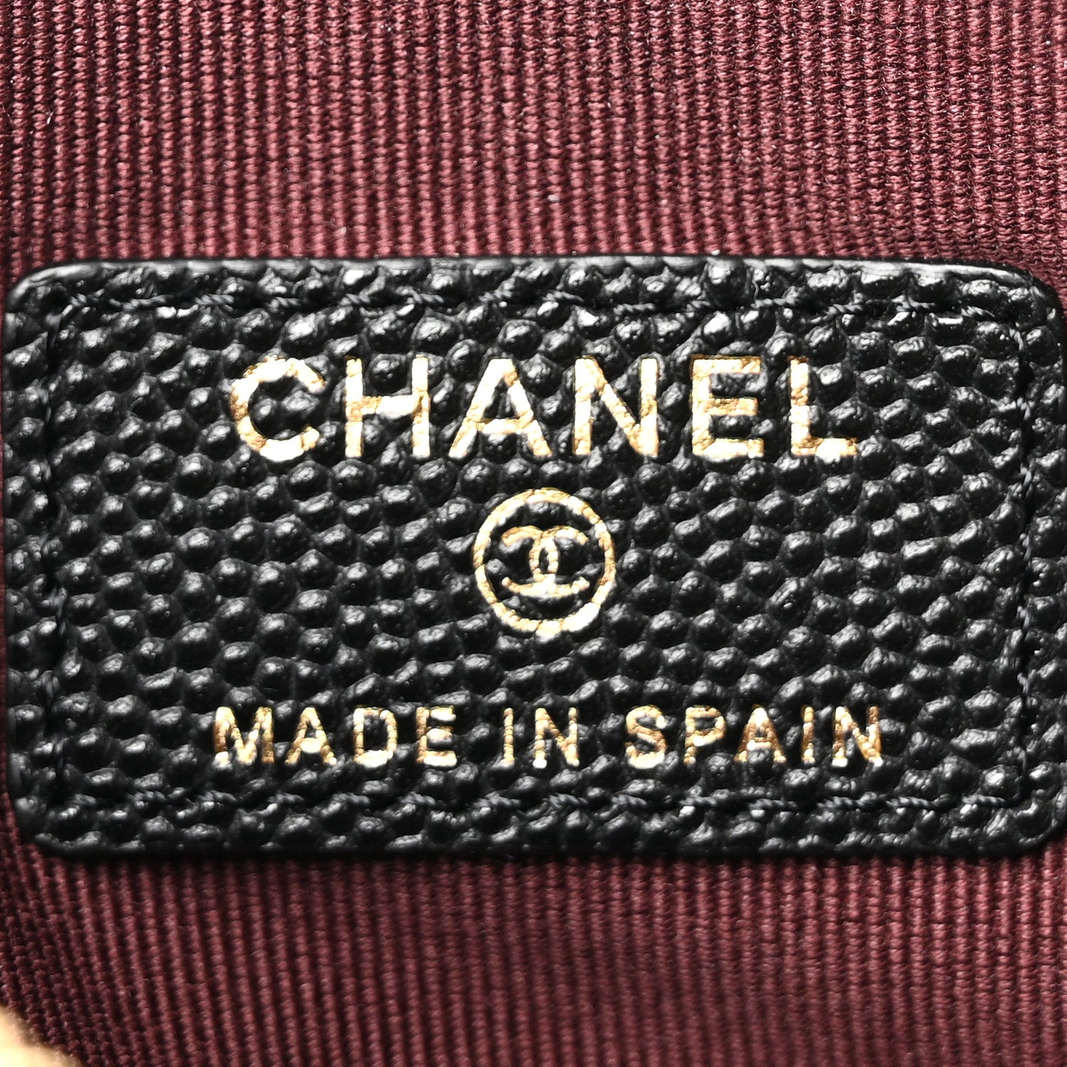 Chanel Caviar Quilted Small Cosmetic Case Black 6 of 8