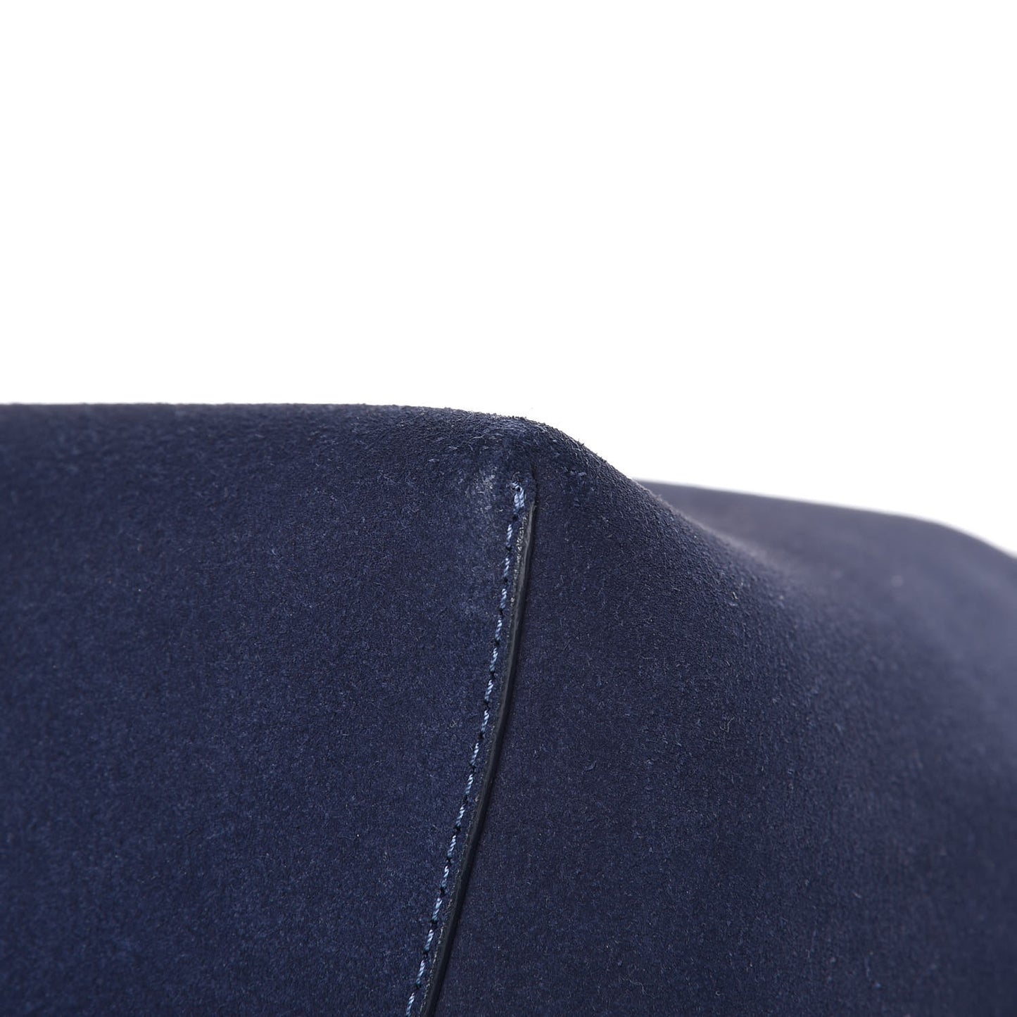 Suede Bucket Bag Blu